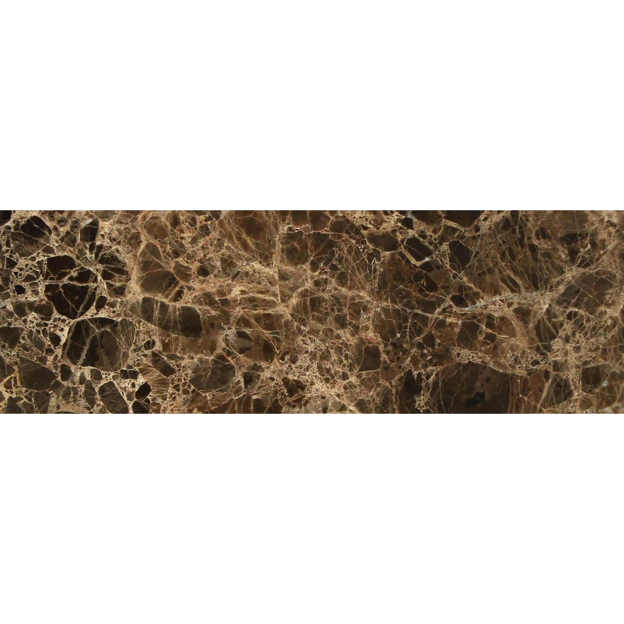 4x12 Emperador Dark Marble Polished Tile - American Tile Depot