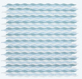 Aqua Iris Glossy Wave Glass Mosaic Tile