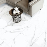 12 X 24 Calacatta Pearl Polished Marble Look Porcelain Tile