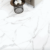 12 X 24 Calacatta Bronze Polished Marble Look Porcelain Tile