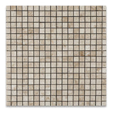 5/8 X 5/8 Cappuccino Marble Polished Mosaic Tile