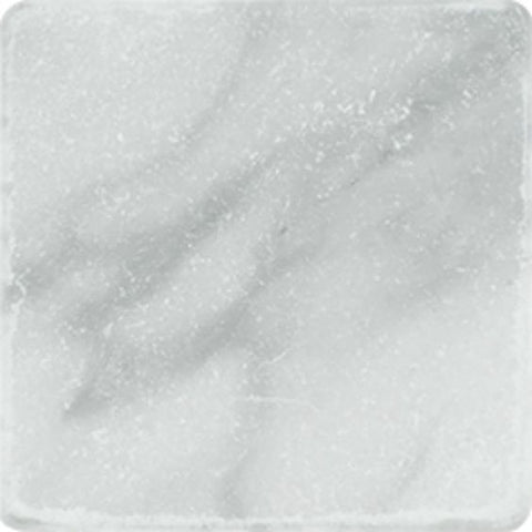 4 X 4 Bianco Venatino (Bianco Mare) Marble Tumbled Field Tile