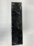 3 X 12 Black Marquina Marble Look Glass Subway Tile