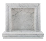 Carrara White Marble Hand-Made Custom Shampoo Niche / Shelf - SMALL - Honed