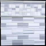 2 X 2 Mink Marmara Equator Marble Polished Mosaic Tile