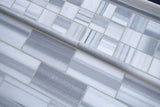 2 X 2 Mink Marmara Equator Marble Polished Mosaic Tile