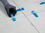 Tile Leveling System Wedges, Reusable Tile Leveler Wedges with  5/64" Reusable Leveling Spacer Clips Tiling Installation Tool