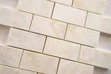 2 X 4 Premium White Onyx CROSS-CUT Polished Brick Mosaic Tile