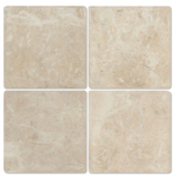 4 X 4 Cappuccino Marble Tumbled Field Tile