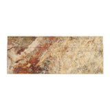 Scabos Travertine Honed 5 X 12 Baseboard Trim Molding