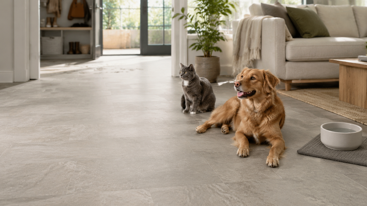 Best Tile Flooring for Homes with Pets: A Practical Guide
