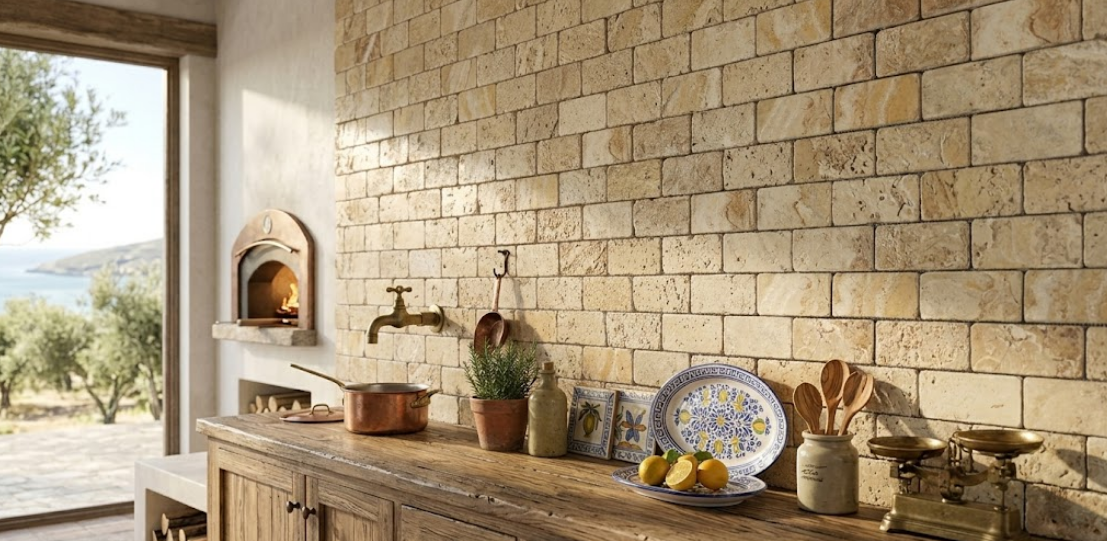 Why Tumbled Travertine is the Secret to Timeless Mediterranean Design