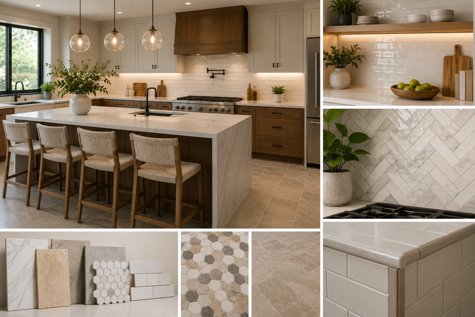 Kitchen Tile Design Guide: How to Choose the Right Tile for Floors, Backsplashes, and Feature Walls