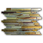 Horizon Zodiac Peridot Linear Glass Mosaic Tile Horizon Zodiac Peridot Linear Glass Mosaic Tile - American Tile Depot