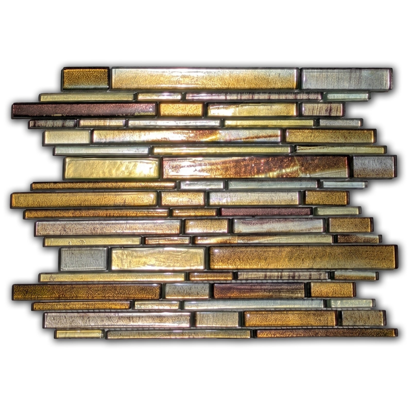 Horizon Zodiac Peridot Linear Glass Mosaic Tile Horizon Zodiac Peridot Linear Glass Mosaic Tile - American Tile Depot