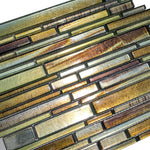 Horizon Zodiac Peridot Linear Glass Mosaic Tile Horizon Zodiac Peridot Linear Glass Mosaic Tile - American Tile Depot
