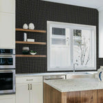 1" Array Black Porcelain Square Matte Mosaic Tile-American Tile Depot