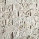 1 X 2 Crema Marfil Marble Split-Faced Mosaic Tile-American Tile Depot