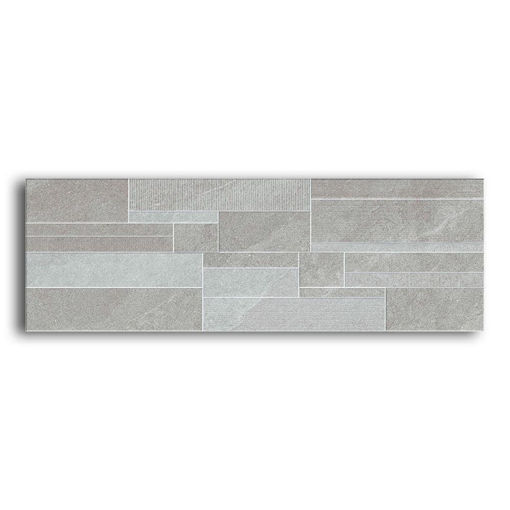 10x30 Alaska Muretto Gray Natural Stone Look Porcelain Wall Tile 10x30 Alaska Muretto Gray Natural Stone Look Porcelain Wall Tile - American Tile Depot