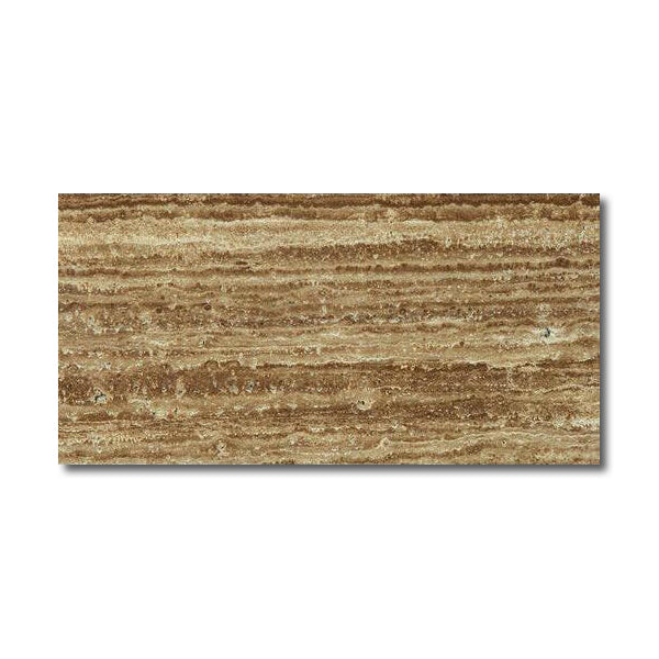 12x24 Noce Exotic Travertine (Vein-Cut) Filled & Honed Tile