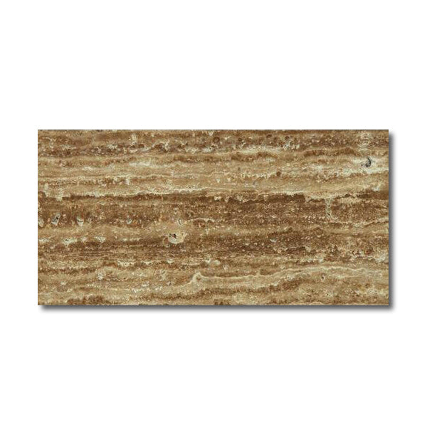 12x24 Noce Exotic Travertine (Vein-Cut) Filled & Honed Tile