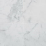 12x12 Carrara White Marble Honed Tile 12x12 Carrara White Marble Honed Tile - American Tile Depot