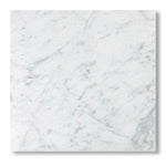 12x12 Carrara White Marble Honed Tile - American Tile Depot