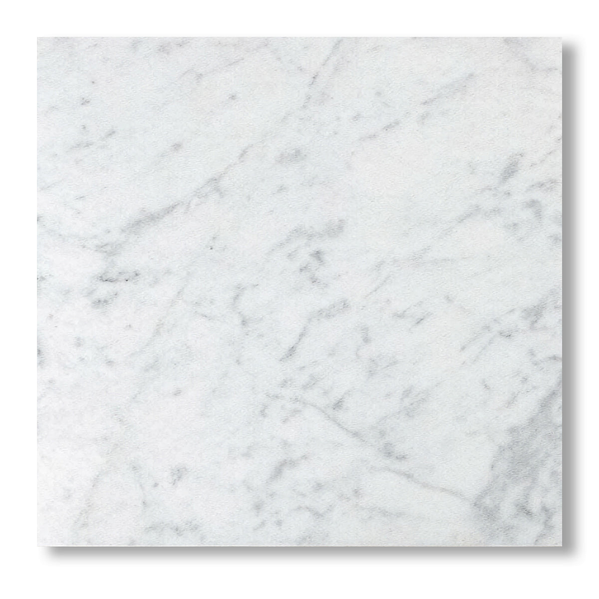 12x12 Carrara White Marble Polished Tile