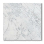 12x12 Carrara White Marble Honed Tile - American Tile Depot