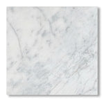 12x12 Carrara White Marble Honed Tile - American Tile Depot