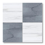 12x12 Checkerboard Tile - Bardiglio Imperiale & Bianco Dolomite Polished Marble - American Tile Depot