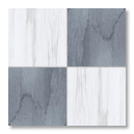 12x12 Checkerboard Tile - Bardiglio Imperiale & Bianco Dolomite Polished Marble - American Tile Depot