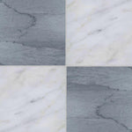 12x12 Checkerboard Tile - Bardiglio Imperiale & Asian Statuary Honed Marble 12x12 Checkerboard Tile - Bardiglio Imperiale & Asian Statuary Honed Marble - American Tile Depot