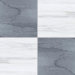 12x12 Checkerboard Tile - Bardiglio Imperiale & Bianco Dolomite Polished Marble 12x12 Checkerboard Tile - Bardiglio Imperiale & Bianco Dolomite Polished Marble - American Tile Depot