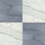 12x12 Checkerboard Tile - Bardiglio Imperiale & Calacatta Gold Polished Marble 12x12 Checkerboard Tile - Bardiglio Imperiale & Calacatta Gold Polished Marble - American Tile Depot
