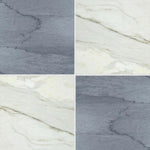 12x12 Checkerboard Tile - Bardiglio Imperiale & Calacatta Gold Polished Marble 12x12 Checkerboard Tile - Bardiglio Imperiale & Calacatta Gold Polished Marble - American Tile Depot