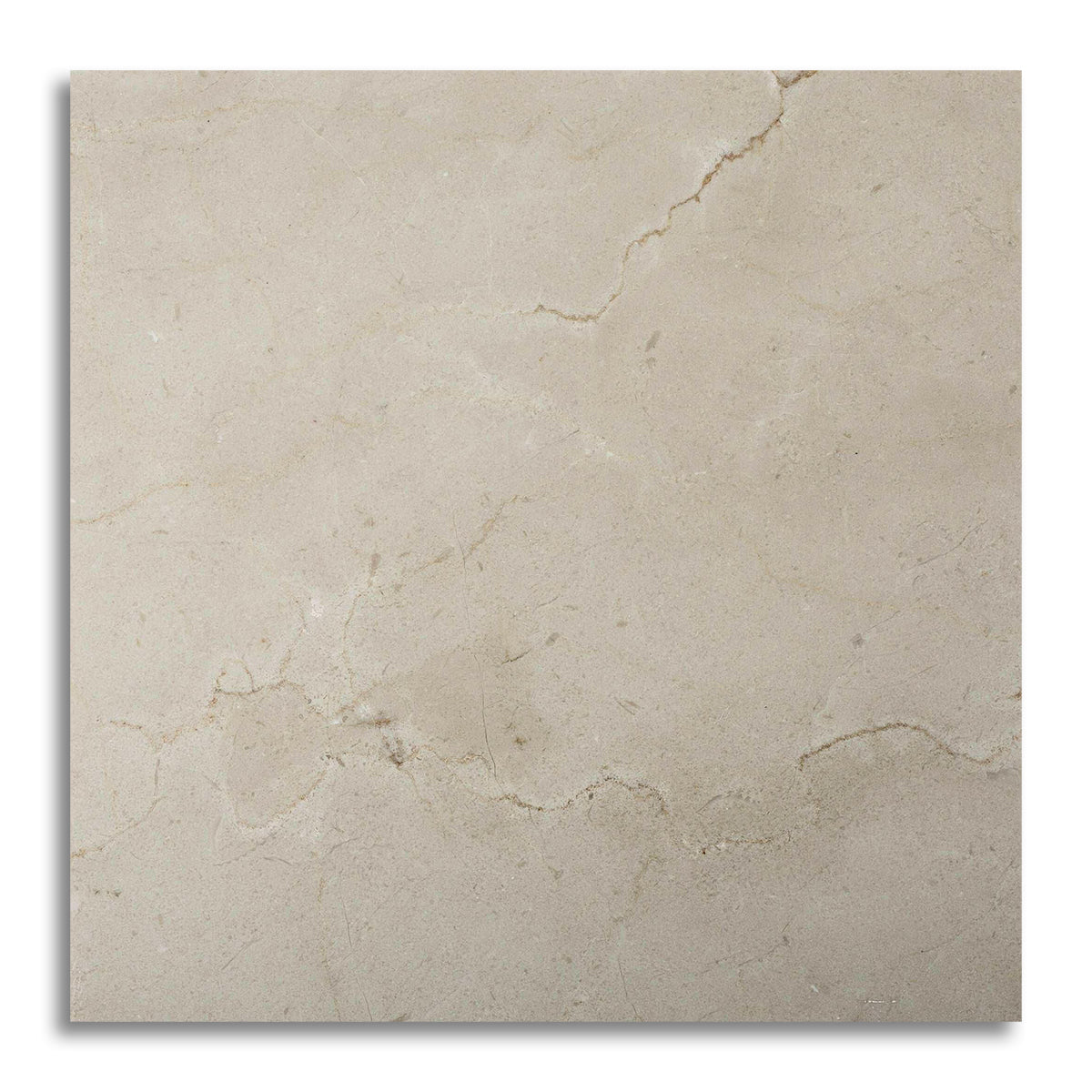 12x12 Crema Marfil Marble Honed Tile - American Tile Depot