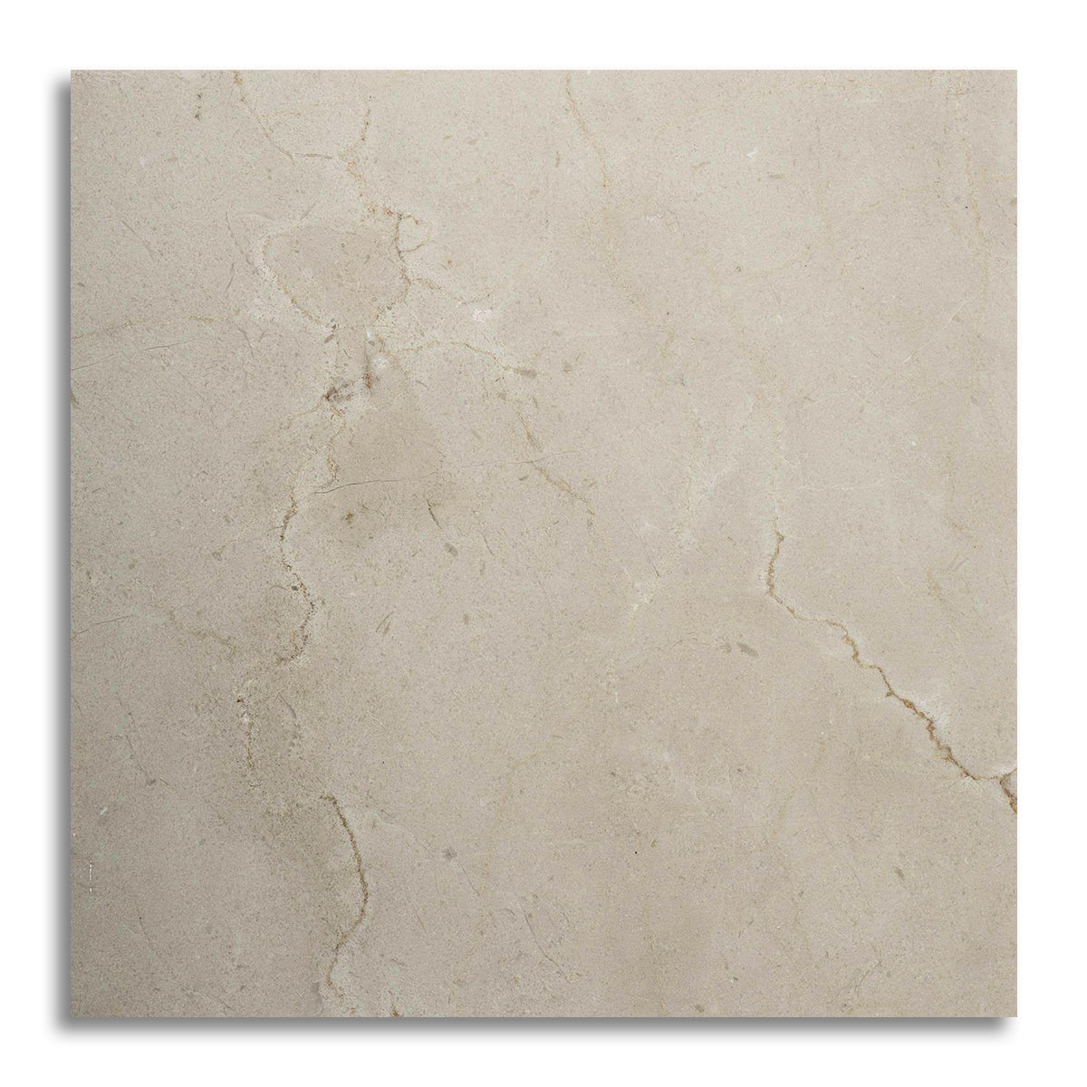 12x12 Crema Marfil Marble Honed Tile - American Tile Depot