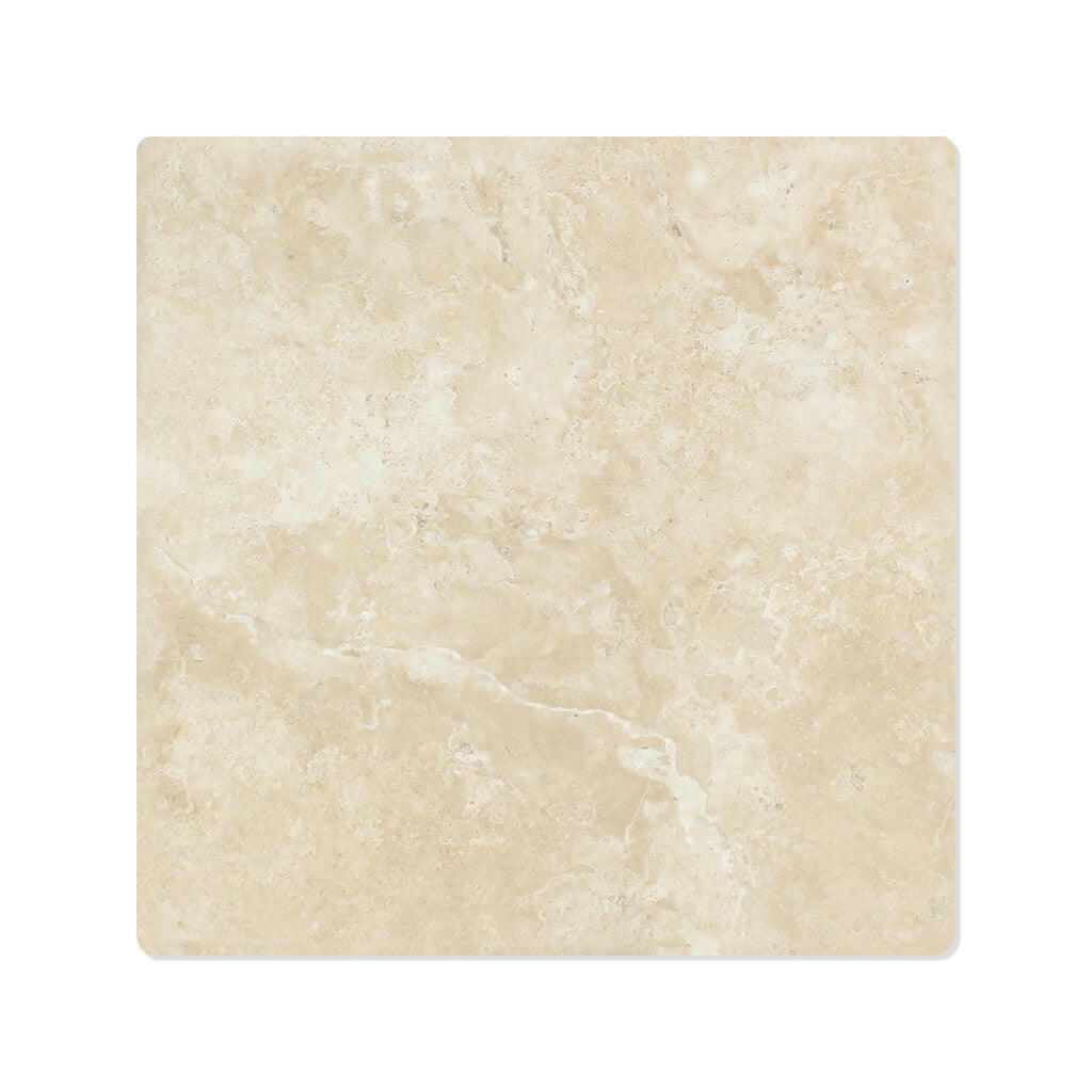 12x12 Durango Cream Travertine Tumbled Tile 12x12 Durango Cream Travertine Tumbled Tile - American Tile Depot