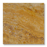12x12 Gold / Yellow Travertine Filled & Honed Tile - American Tile Depot
