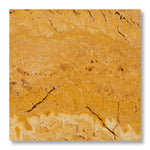 12x12 Gold / Yellow Travertine Tumbled Tile - American Tile Depot