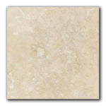 12x12 Ivory Travertine Filled & Honed Tile - American Tile Depot