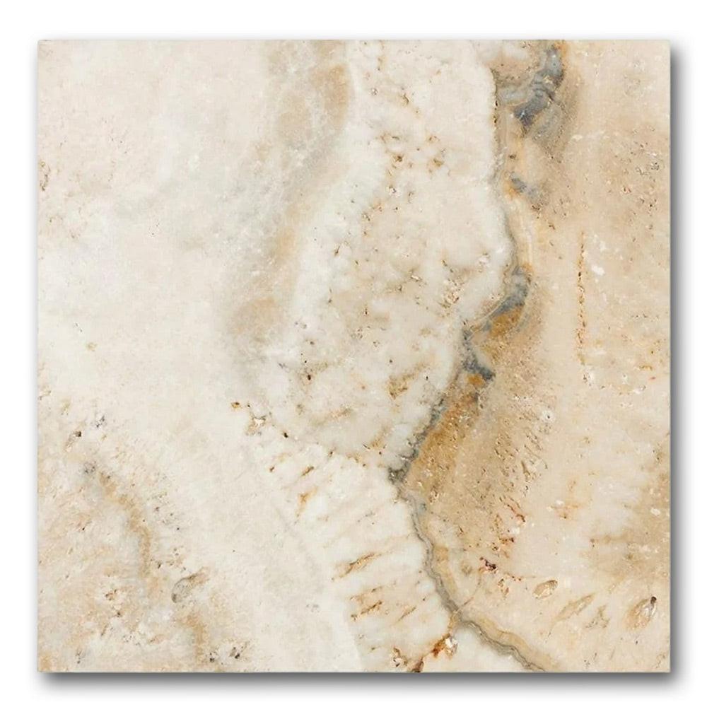12x12 Latravonya Travertine Filled & Honed Tile - American Tile Depot