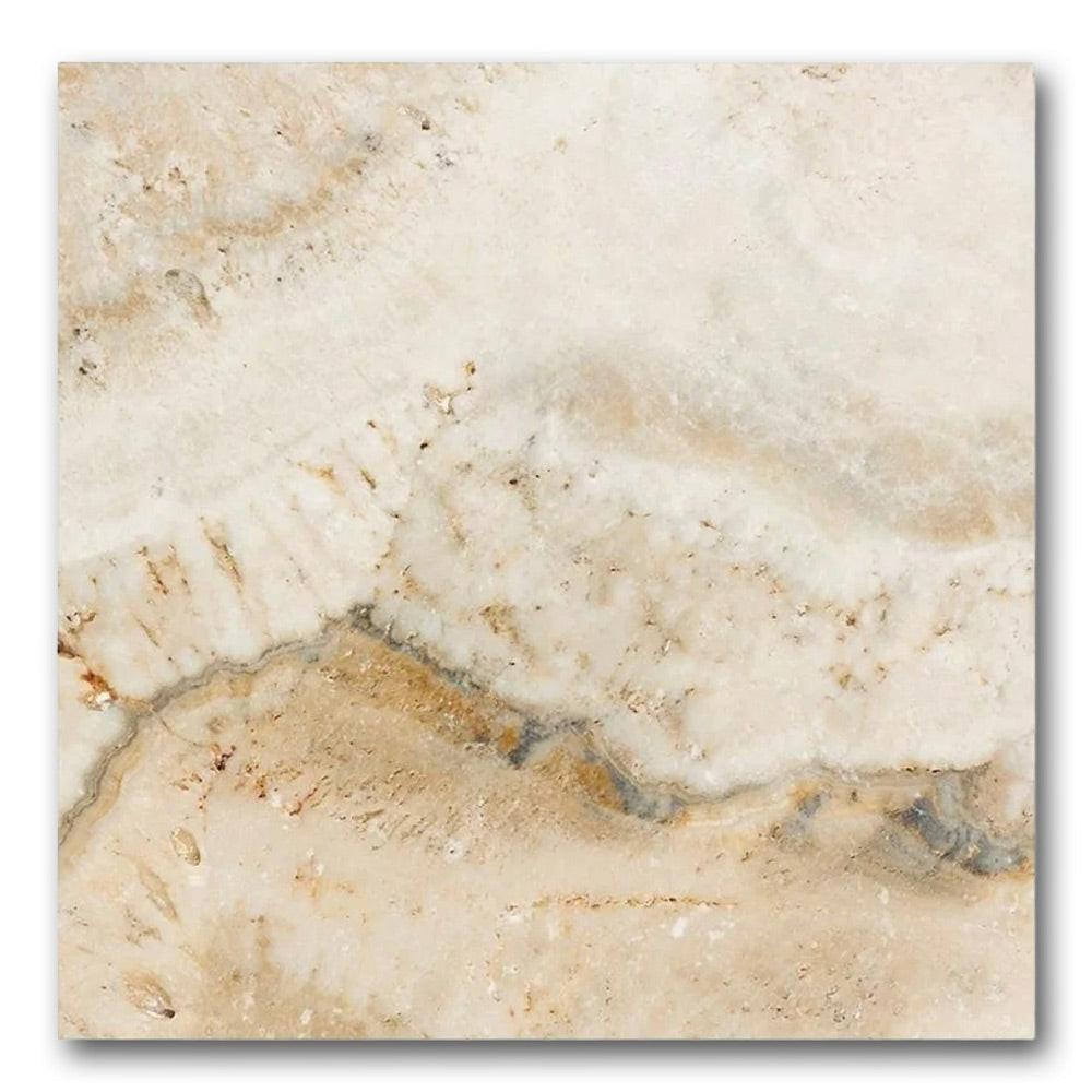 12x12 Latravonya Travertine Filled & Honed Tile - American Tile Depot