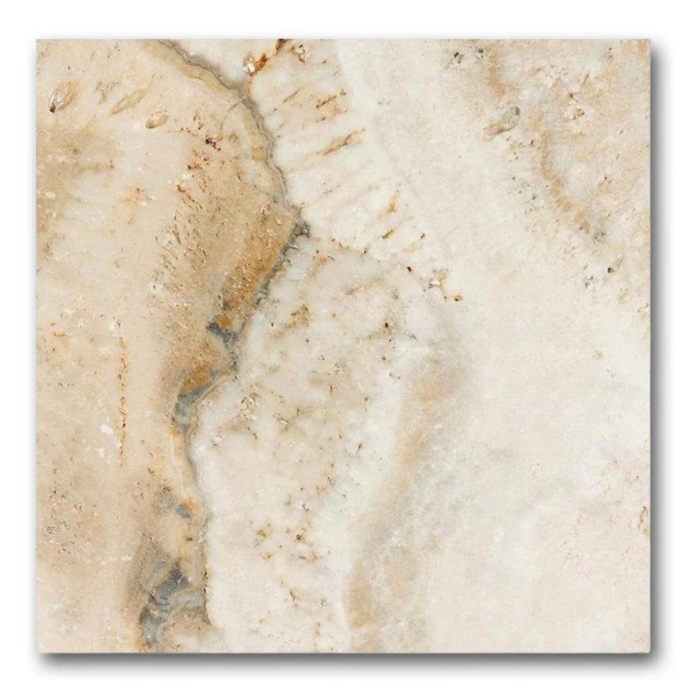 12x12 Latravonya Travertine Filled & Honed Tile 12x12 Latravonya Travertine Filled & Honed Tile - American Tile Depot