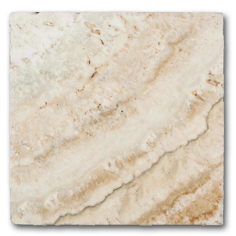 12x12 Latravonya Travertine Tumbled Tile - American Tile Depot