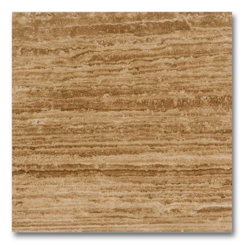 12x12 Noce Exotic Travertine (Vein-Cut) Filled & Honed Tile - American Tile Depot