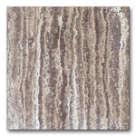 12x12 Noce Exotic Travertine (Vein-Cut) Unfilled & Brushed Tile 12x12 Noce Exotic Travertine (Vein-Cut) Unfilled & Brushed Tile - American Tile Depot