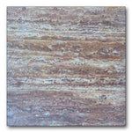 12x12 Noce Exotic Travertine (Vein-Cut) Unfilled & Brushed Tile 12x12 Noce Exotic Travertine (Vein-Cut) Unfilled & Brushed Tile - American Tile Depot