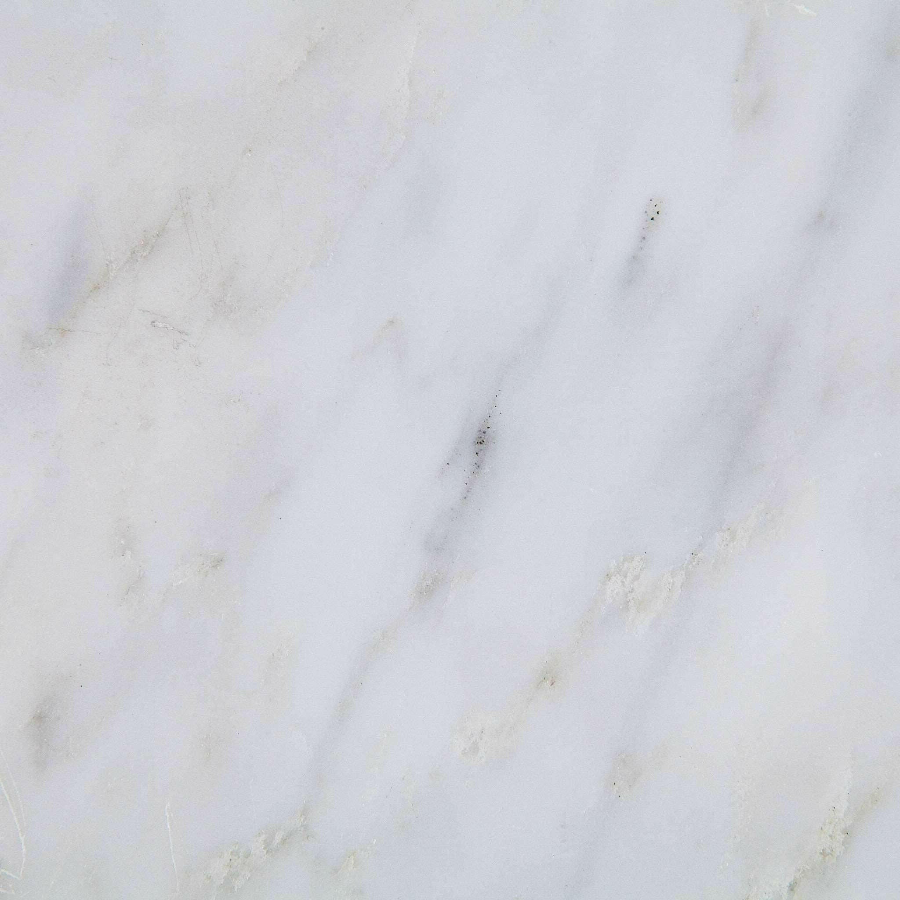 12x12 Oriental White / Asian Statuary Marble Honed Tile - American Tile Depot